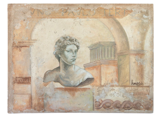 Classical Bust Italian Fresco