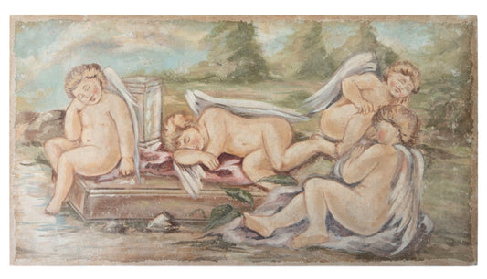 Lounging Cherubs Italian Fresco