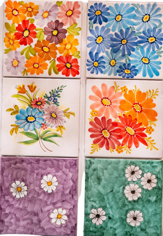 Wholesale Hand-painted Italian Tiles Fiorita Collection