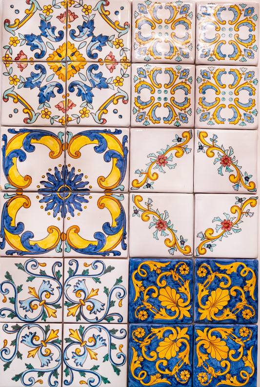 Wholesale Hand-painted Italian Tiles Sole e Mare Collection