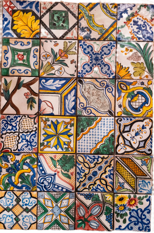 Wholesale Hand-painted Italian Tiles Garden Palette Collection