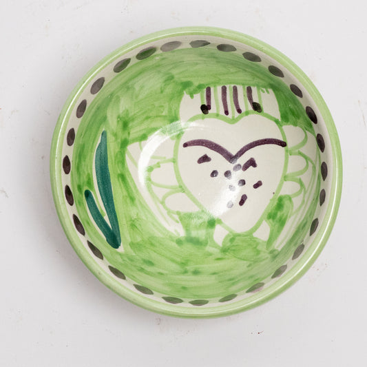 Italian Hand Painted Terracotta Crab Bowl