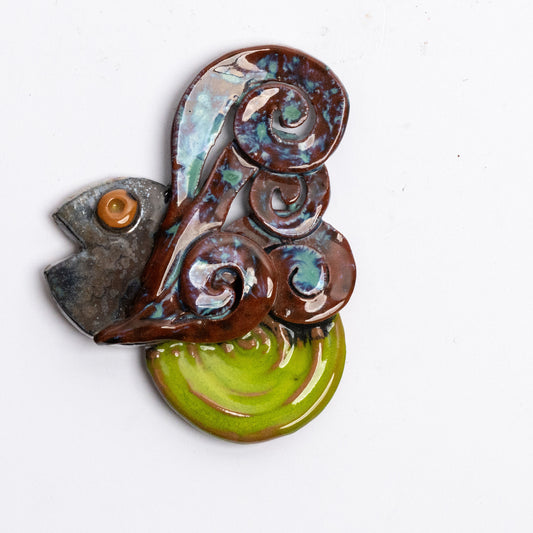 Italian Handcrafted Terracotta Fish Ornament