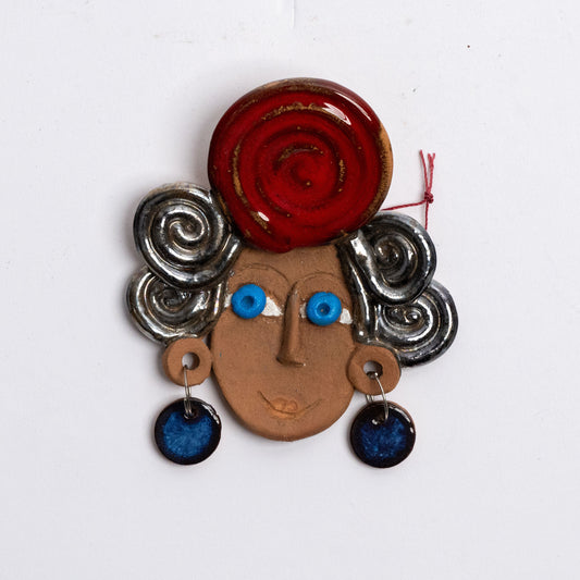 Italian Handcrafted Terracotta Goddess Ornament