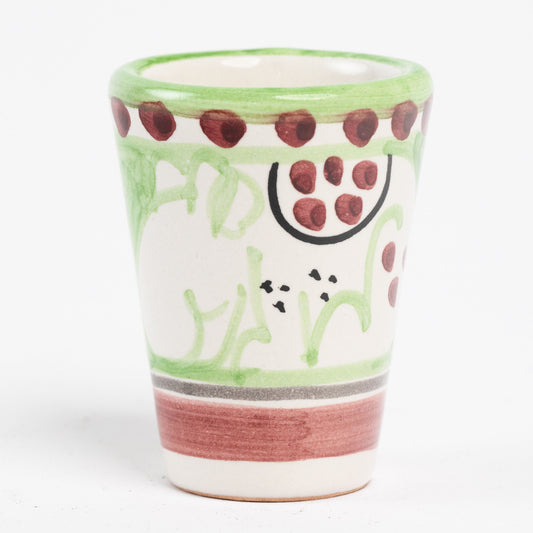 Italian Terracotta Green Capybara Shot Glass