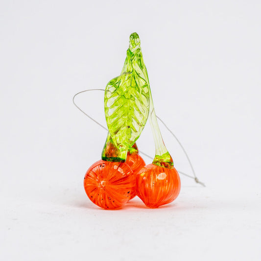 Hand-blown Glass Cherry