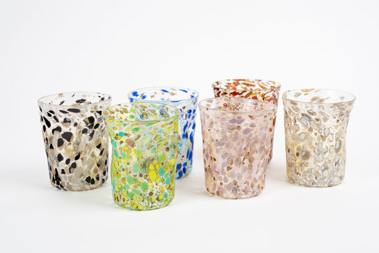 Murano Enchanted Speckled Glasses