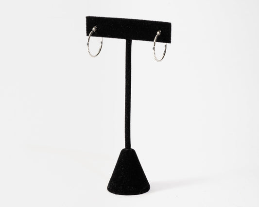 Classic Tiny Hoop Earrings in Sterling Silver