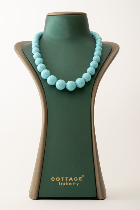 Turquoise Grandeur Beaded Necklace